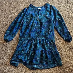 loose fit beautifully patterned dress.